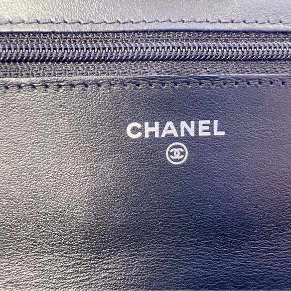 Chanel Aged Calfskin Quilted Reissue Wallet On Chain WOC So Black - Picture 5 of 7